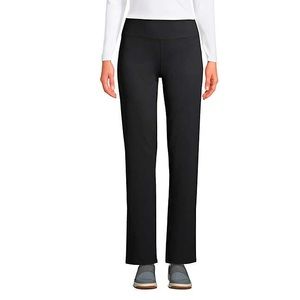 Land’s End L P Women’s Active Yoga Pants Active style Straight leg Black New